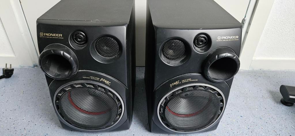 Pioneer speakers, Gebruikt, 60 tot 120 watt, Front, Rear of Stereo speakers, Ophalen