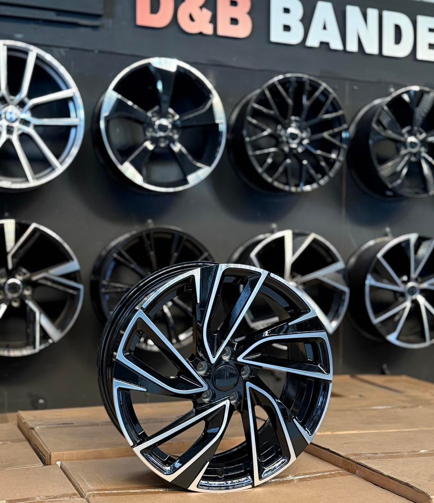 17 inch adelaide look velgen 5x100 Vw polo gti taigo t cross, Auto-onderdelen, Banden en Velgen, 215 mm, Velg(en), Nieuw, 17 inch