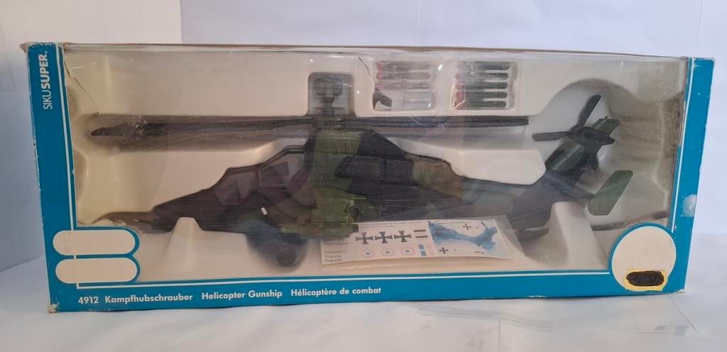 4912 leger Helikopter, Ophalen of Verzenden, Zo goed als nieuw, Hijskraan, Tractor of Landbouw, SIKU