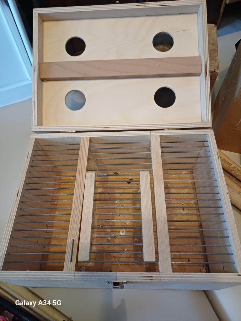 vogel vervoer kist, Ophalen of Verzenden, Hout, Vogelkooi