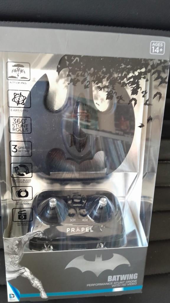 Batman batwing drone met camera nieuw, RTF (Ready to Fly), Quadcopter of Multicopter, Nieuw, Overige typen