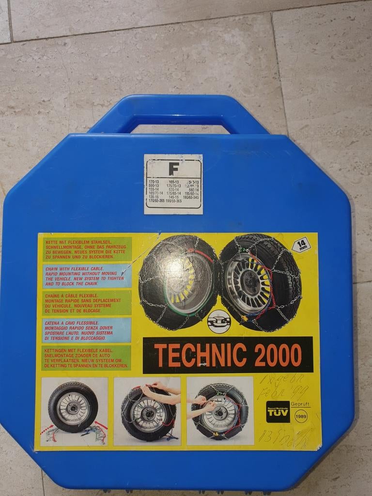 Sneeuwkettingen Technic 2000, mt F, Ophalen