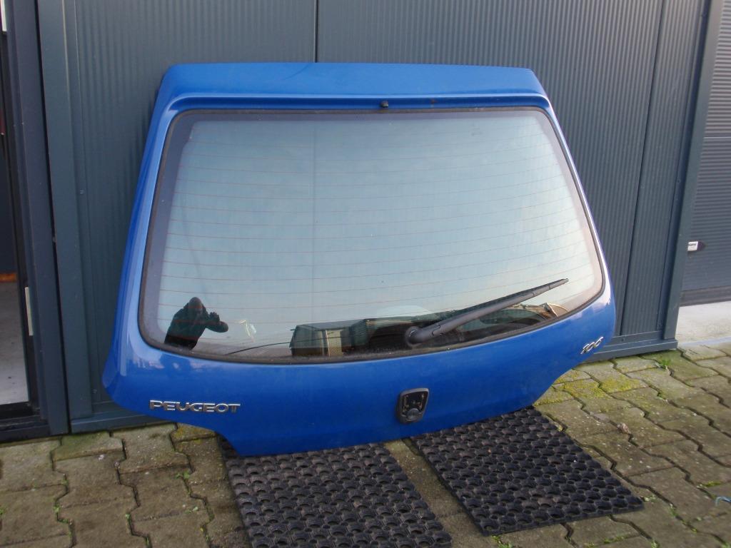 Achterklep blauw EGJB, (Rallye blauw)en in KMHC Peugeot 106., Ophalen, Gebruikt, Peugeot, Achterklep