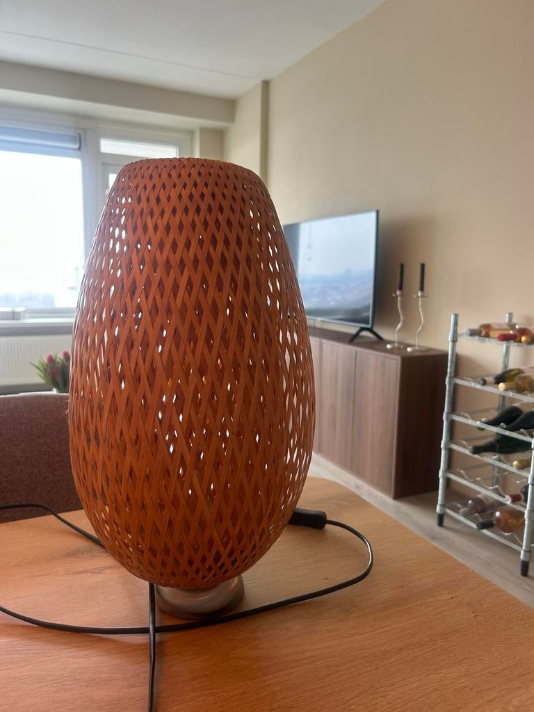 IKEA Boja Tafellamp - Sfeervolle Verlichting, Ophalen of Verzenden, Zo goed als nieuw, Hout, Minder dan 50 cm