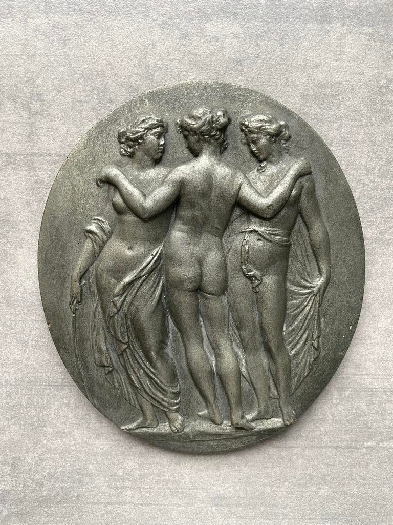 Kunststof Plaquette - Drie Gratiën, Ophalen of Verzenden