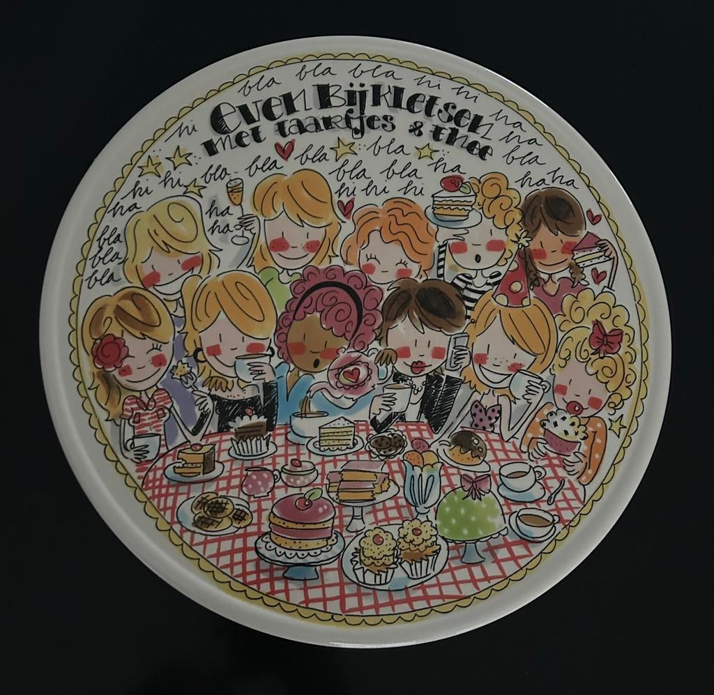 Blond Amsterdam gebak taart schaal, Blond Amsterdam, Ophalen of Verzenden, Aardewerk, Schaal of Schalen