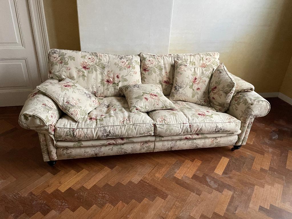 Bank, Huis en Inrichting, Banken | Bankstellen, Ophalen, 100 tot 125 cm, Klassiek, Driepersoons