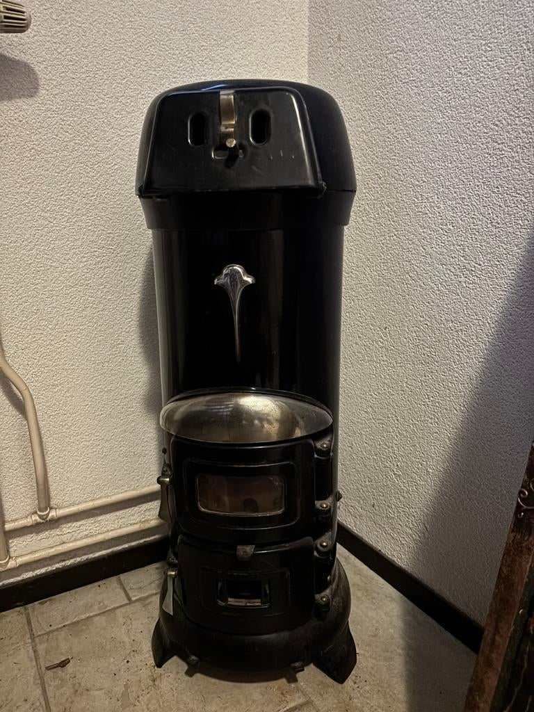 Antieke kolen kachel, Huis en Inrichting, Kachels, Ophalen of Verzenden, Zo goed als nieuw, Hout, Houtkachel