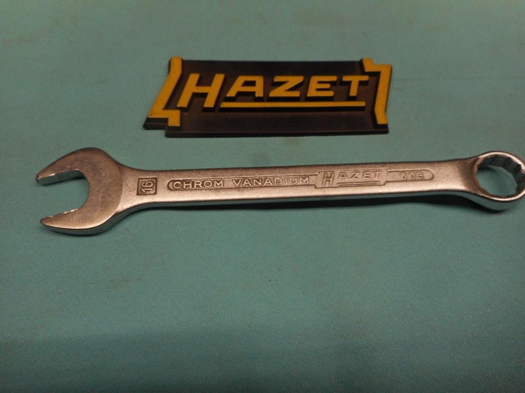 Een Steek-ringsleutel van Hazet No.603 - 16 mm., Ophalen of Verzenden, Gebruikt