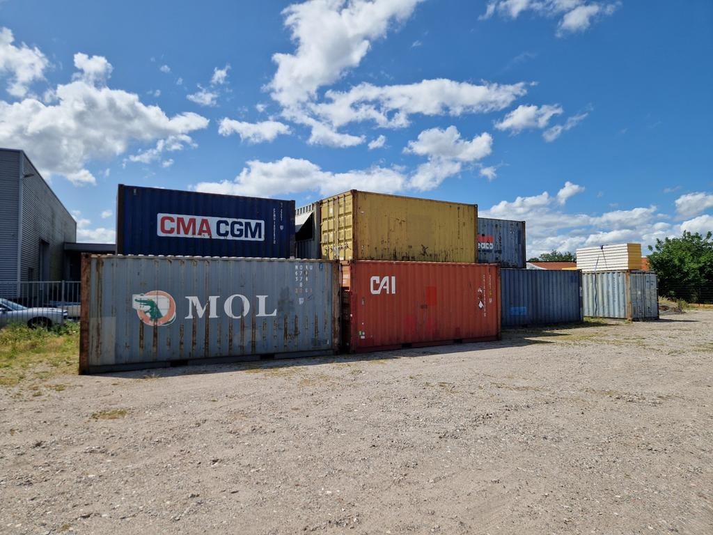 20ft 6 m USED en NEW Zeecontainers/Opslagcontainers te koop!, Zakelijke goederen, Ophalen