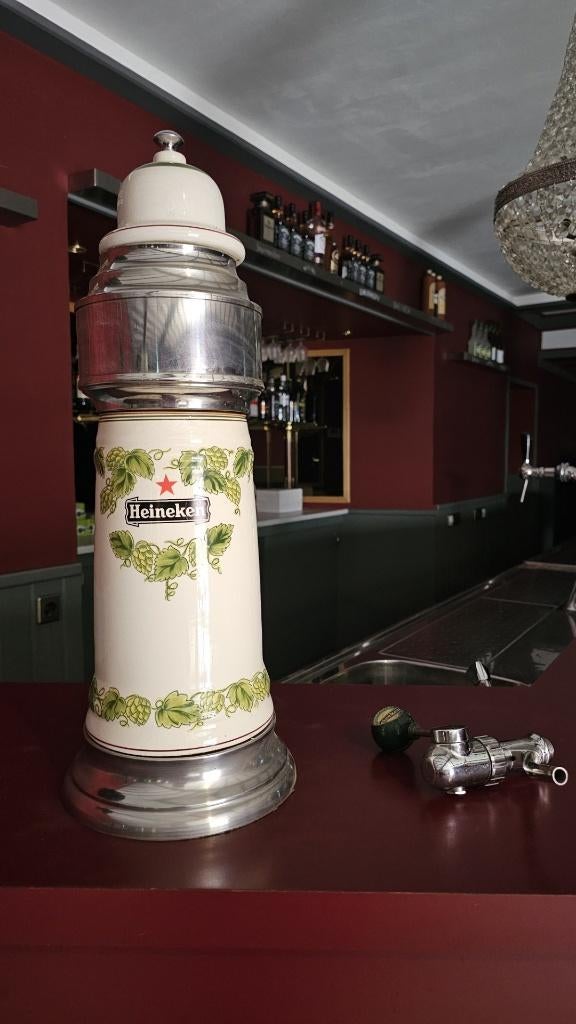 Heineken bierpomp, Verzamelen, Biermerken, Ophalen, Gebruikt, Overige typen, Heineken