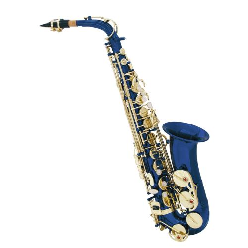 DIMAVERY SP-30 Eb Alto Saxophone, blue Altsaxofoon, ., Saxofoon, Nieuw, Ophalen of Verzenden