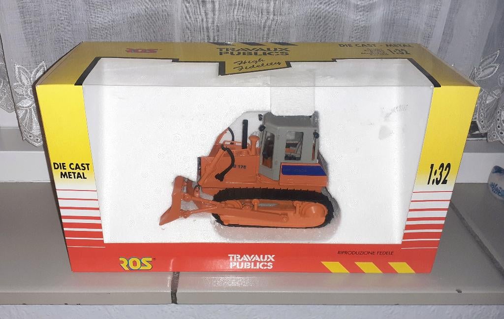 Fiat Hitachi FD 175 Buldozer - ROS (siku - britains), Ophalen of Verzenden, Nieuw, Tractor of Landbouw, Britains