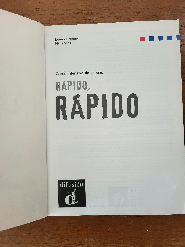 Cursus Spaans.                        Rapido., Gelezen, Lourdes miguel, Niet van toepassing, Ophalen of Verzenden
