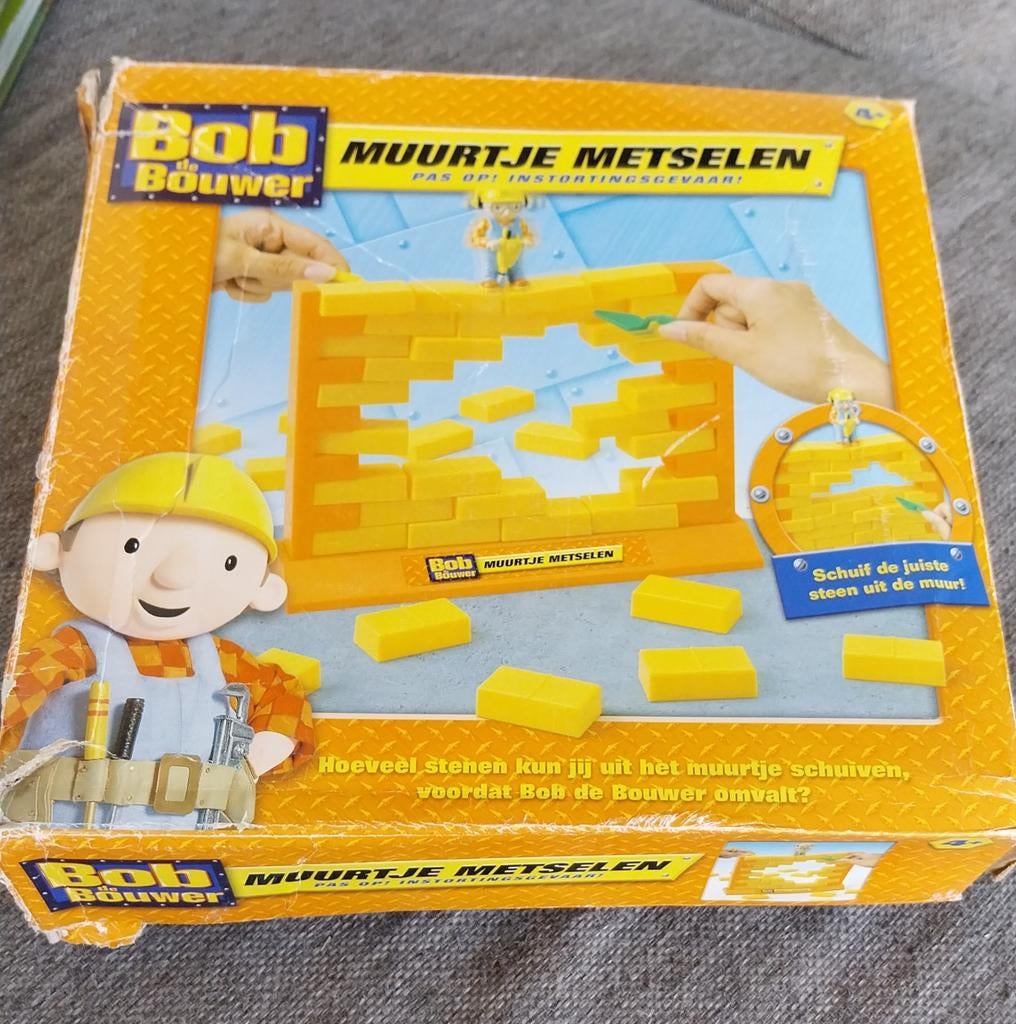 GRATIS Bob de Bouwer Muurtje Metselen Spel, Kinderen en Baby's, Speelgoed | Educatief en Creatief, Ophalen of Verzenden, Gebruikt