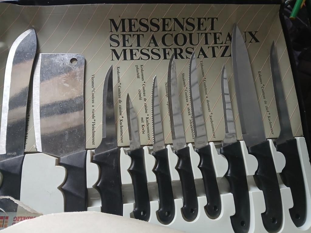 Messenset van Blokker., Ophalen, Zo goed als nieuw, Rvs of Chroom