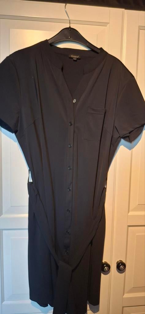 G- Maxx zwart  travelstof jurkje in mt L, Kleding | Dames, Ophalen of Verzenden