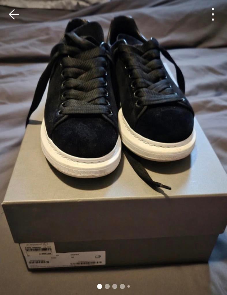 Zwarte Sneakers - Alexander McQueen 36, Ophalen of Verzenden, Gedragen, Zwart