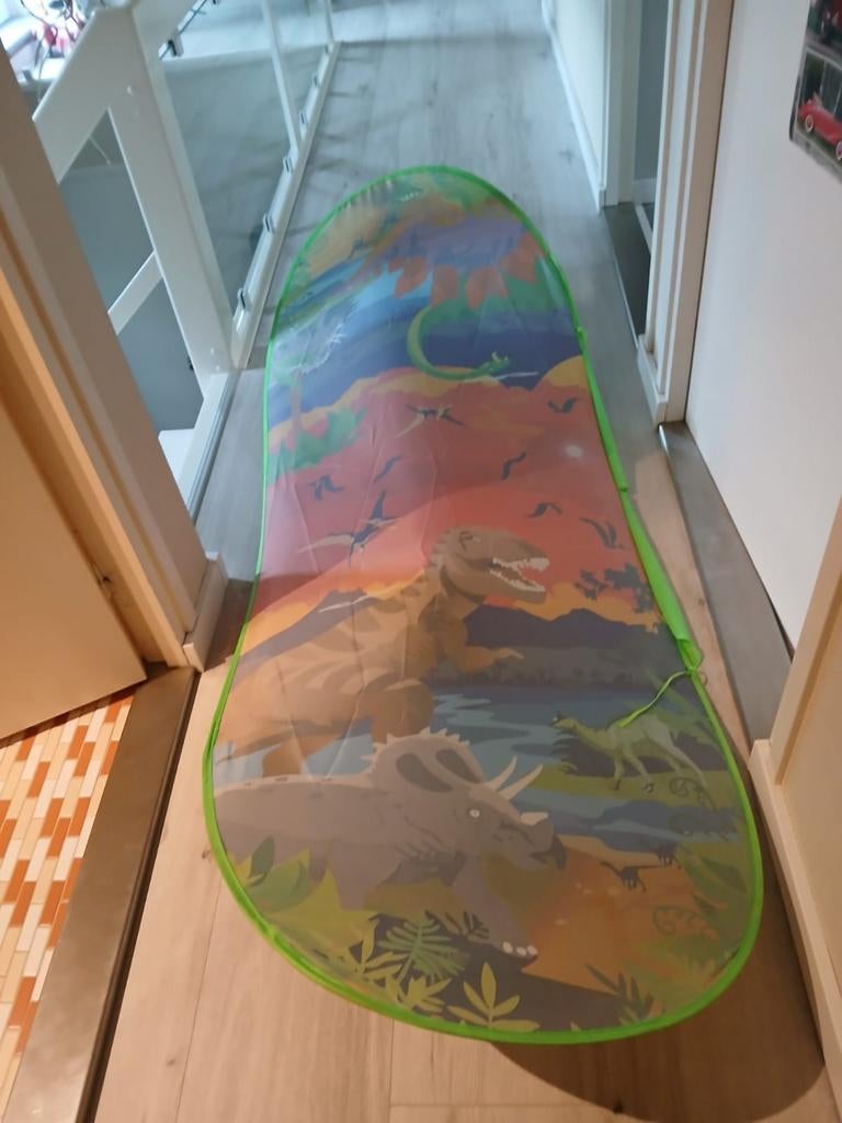 Bedtent dino, Ophalen, Zo goed als nieuw