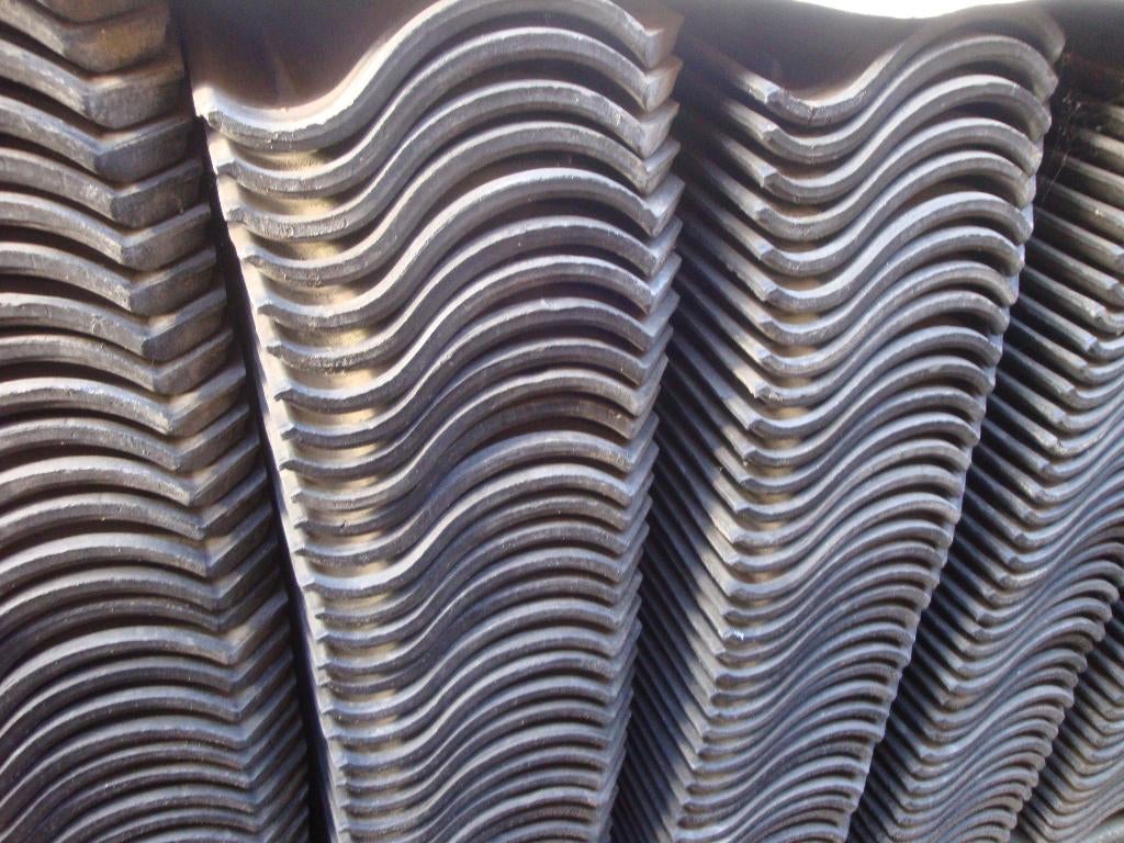 dakpannen, Ophalen, Steen of Klei, Blauw, Zo goed als nieuw