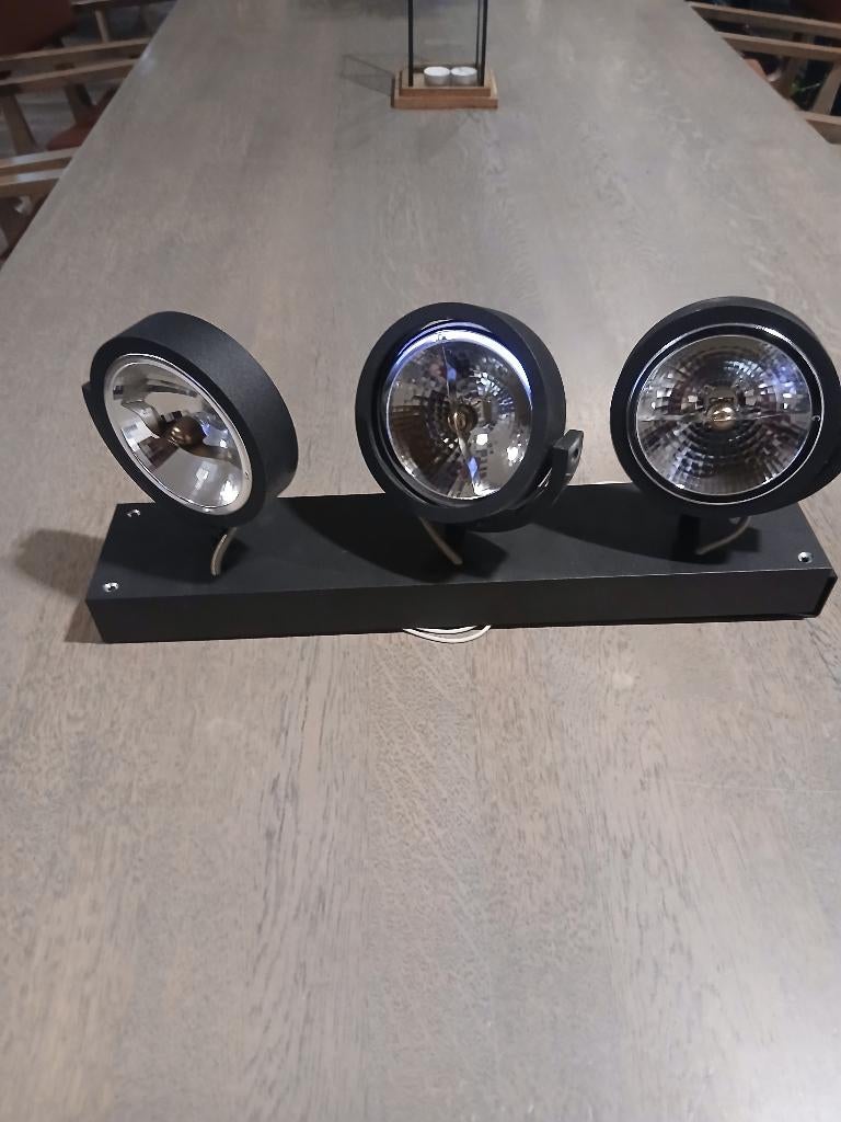 Slv sets 147270 6stuks met Roskam lampen, Ophalen, Gebruikt, Metaal, Black