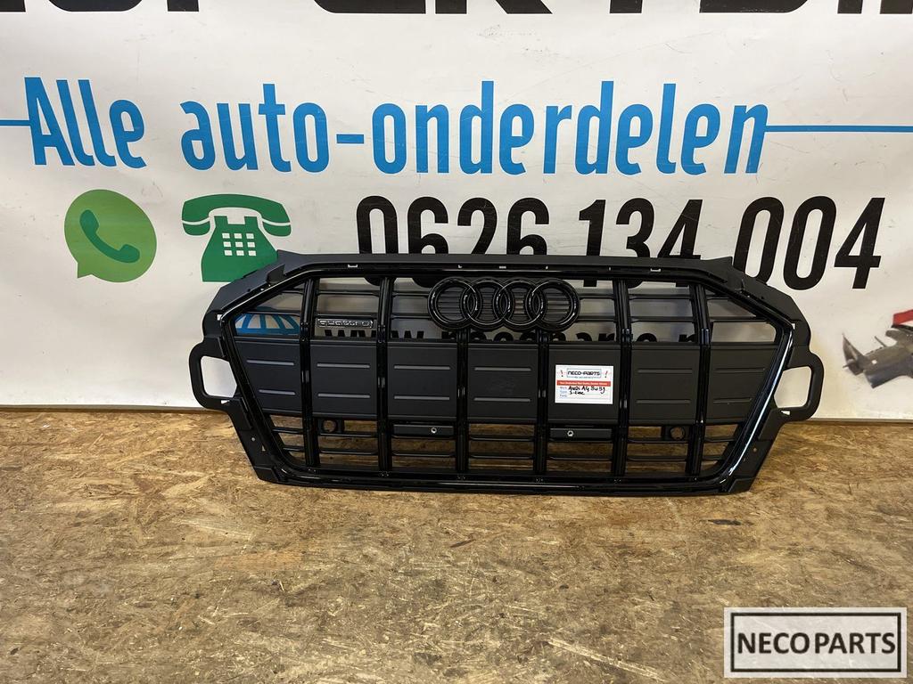 AUDI A4 8W B9 S-LINE GRILL GRILLEN ORIGINEEL, Gebruikt, Achter, Bumper, Audi