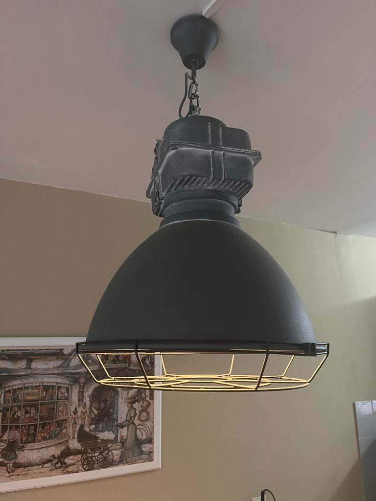 Hanglamp, Ophalen, Zo goed als nieuw, Metaal, Minder dan 50 cm