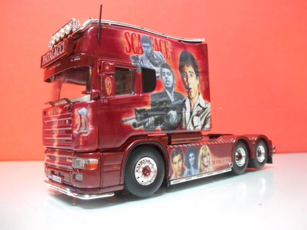 TEKNO SCANIA 4-SERIE VANDENBULCKE - STH - SCARFACE 87533, Ophalen of Verzenden, Nieuw, Bus of Vrachtwagen, Tekno