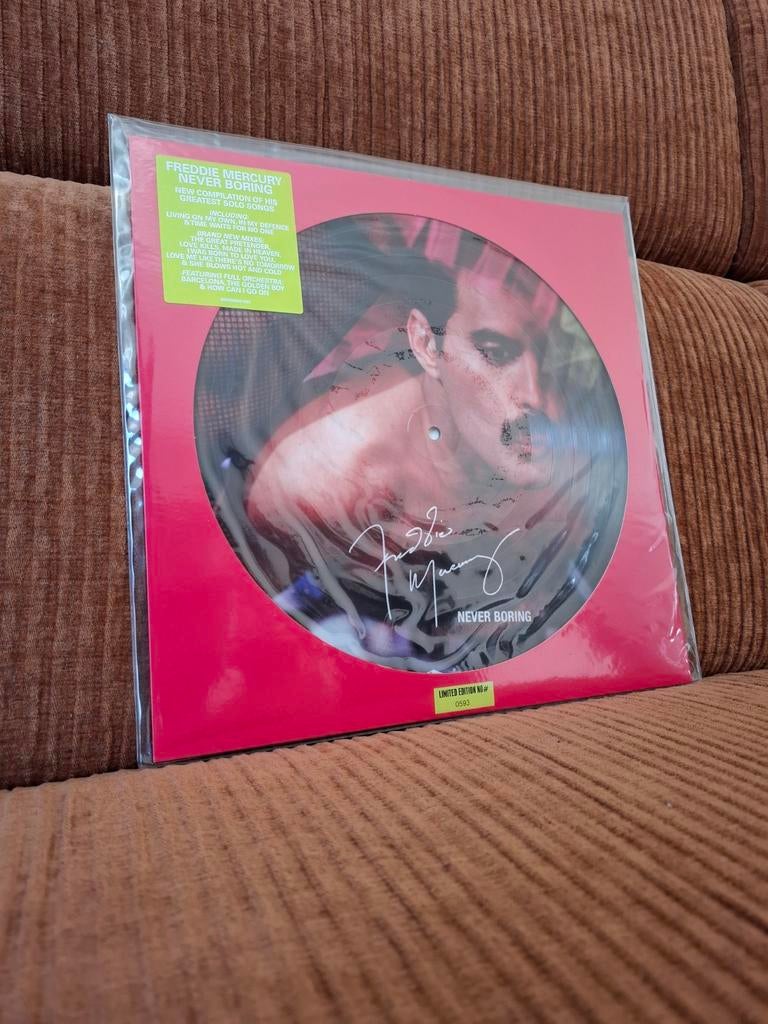 LP PD Freddie Mercury - Never Boring (Ltd. Ed.), Cd's en Dvd's, Vinyl | Rock, Ophalen of Verzenden, Nieuw in verpakking, 12 inch