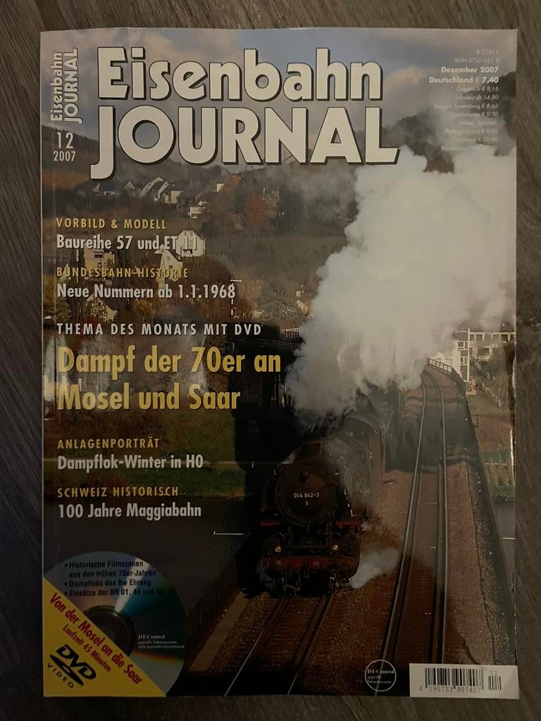 Eisenbahn Journal December 2007, Overige merken, Gebruikt, Gelijkstroom of Wisselstroom, Boek, Tijdschrift of Catalogus