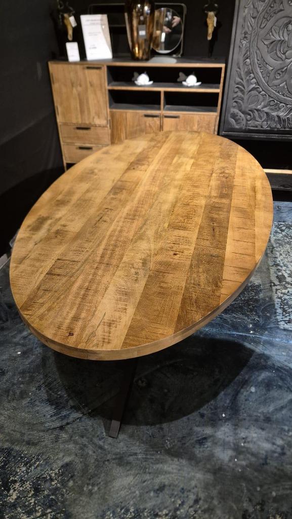 Mango Eettafels Rond & Ovaal Direct leverbaar Meerdere afm, Huis en Inrichting, JaRa, Bornsestraat 31, Nieuw, Ophalen of Verzenden