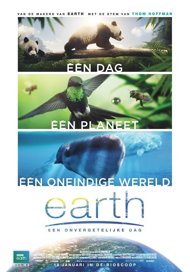 EARTH  :  EEN   ONVERGETELIJKE   DAG      filmposter., Verzamelen, Rechthoekig Staand, Verzenden, Deurposter of groter, Nieuw