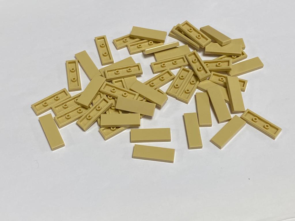 Partij nieuwe 50x 1x3 Lego tegels (diverse kleuren), Ophalen of Verzenden, Nieuw, Losse stenen, Lego
