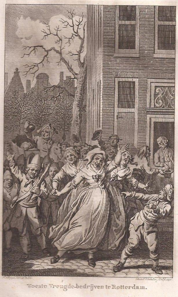 Rotterdam. Woeste Vreugde-bedrijven te Rotterdam. 1783, Antiek en Kunst, Ophalen of Verzenden