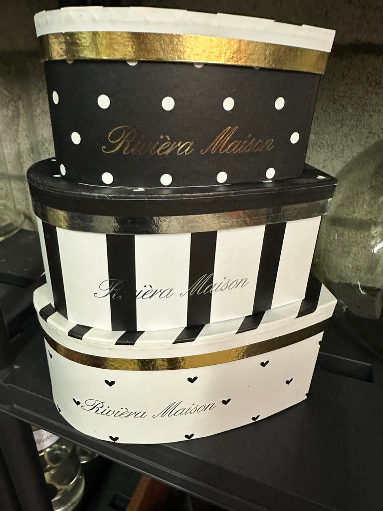 Opberg box riviera maison, Ophalen, Zo goed als nieuw, 50 tot 100 cm, Minder dan 50 cm