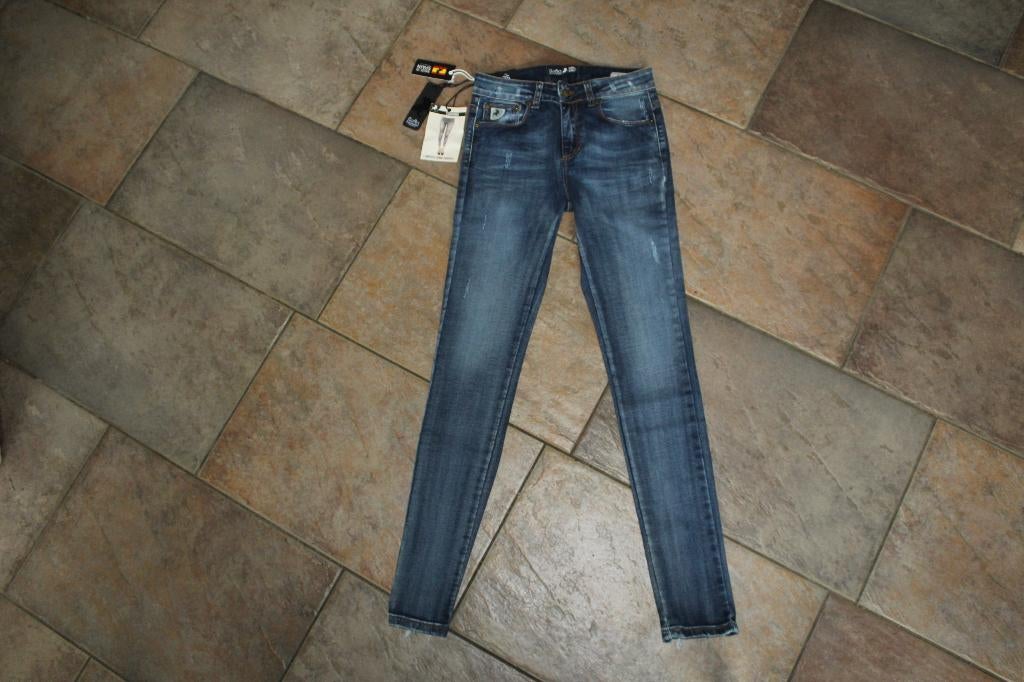 Lois high rise blauw skinny cropped jeans mt 25/34 KOOPJE, Blauw, Nieuw, Ophalen of Verzenden, Lois