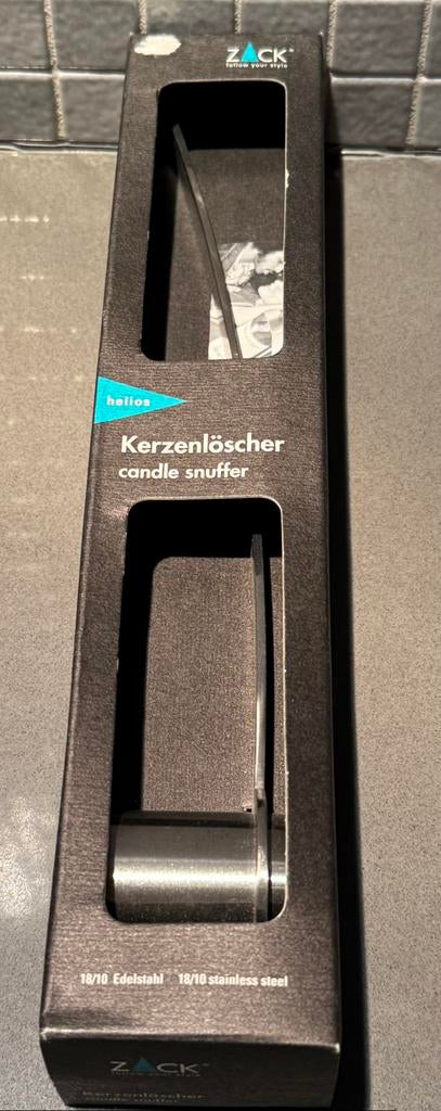 Zack Helios kaarsendover, rvs, nieuw!, Huis en Inrichting, Woonaccessoires | Kandelaars en Kaarsen, Overige kleuren, 25 tot 50 cm