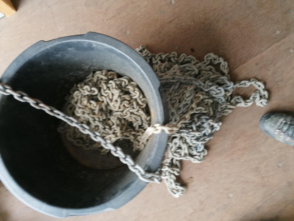 anker ketting  8 mm  25 m lang, Ophalen, Gebruikt, Ankeren en Afmeren, Zeilboot of Motorboot