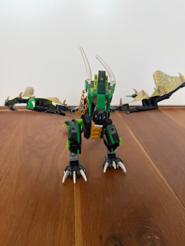 LEGO Ninjago 70593 - The Green NRG Dragon, Ophalen of Verzenden, Zo goed als nieuw, Complete set, Lego