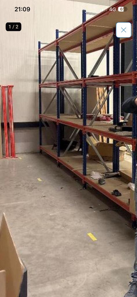 Nette grootvakstelling Legbordstelling magazijnstelling rek️, Huis en Inrichting, Kasten | Stellingkasten, Ophalen of Verzenden