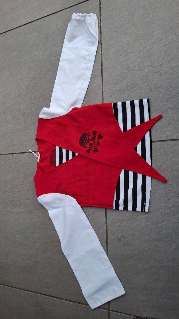 Carnaval verkleden piraat 140, Ophalen of Verzenden, Zo goed als nieuw, 134 t/m 140, Jongen of Meisje