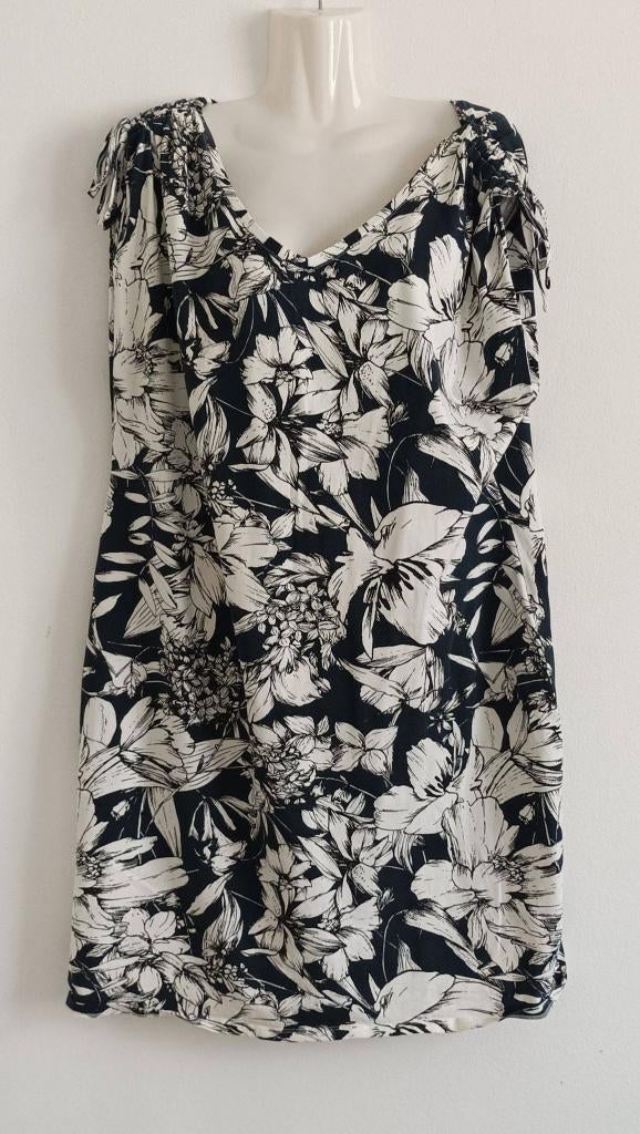 C&A jurk maat XL, Kleding | Dames, Jurken, Maat 46/48 (XL) of groter, Ophalen of Verzenden, Onder de knie, Gedragen