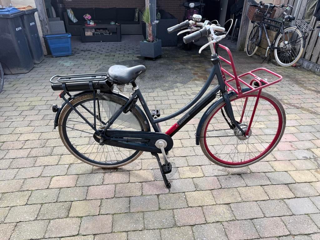 Batavus CNCTD elektrische transportfiets ebike nette fiets, Ophalen, Zo goed als nieuw, Versnellingen