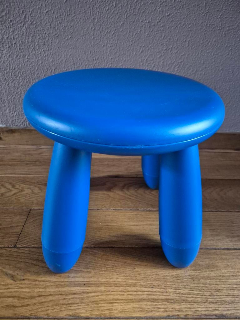 Mammut krukje Ikea blauw, Ophalen, Gebruikt, Kunststof