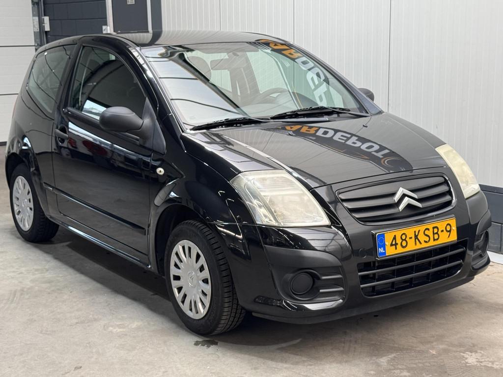 Citroen C2 1.4i Furio, Voorwielaandrijving, 4 cilinders, 965 kg, Zwart