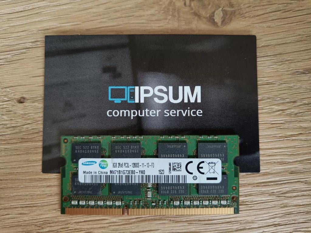 Samsung M471B1G73EB0-YK0 8gb DDR3 SoDimm geheugen, Samsung, Gebruikt, 8 GB, DDR3