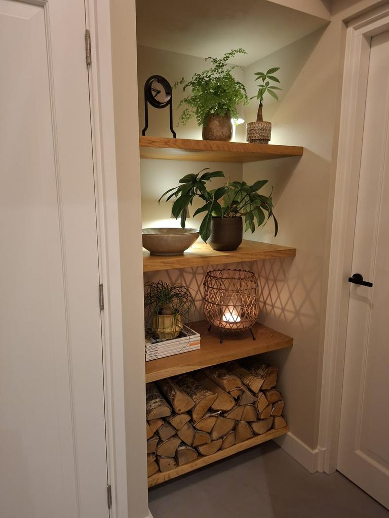 Mooie boomstam wandplanken en dergelijke, Ophalen, Zo goed als nieuw, Eiken