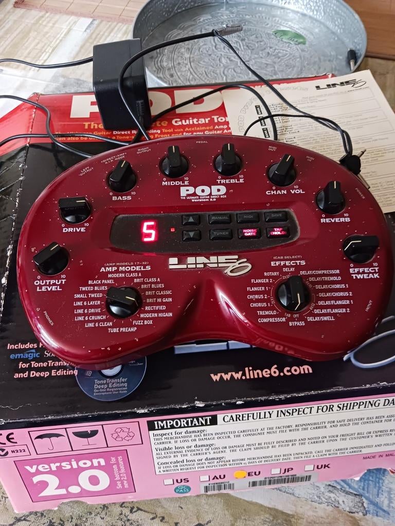 Line6 POD version 2.0 gitaar effect, Muziek en Instrumenten, Effecten, Ophalen