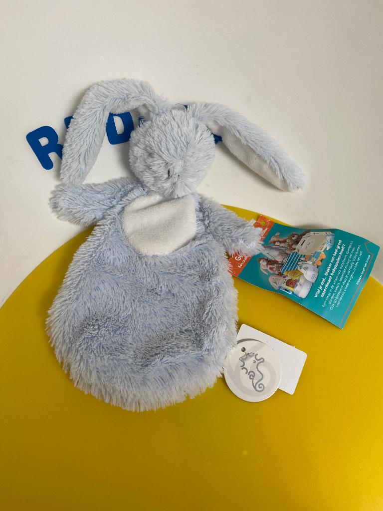 789 happy horse blokker doekje konijn blauw Billy nieuw!, Kinderen en Baby's, Speelgoed | Knuffels en Pluche, Ophalen of Verzenden
