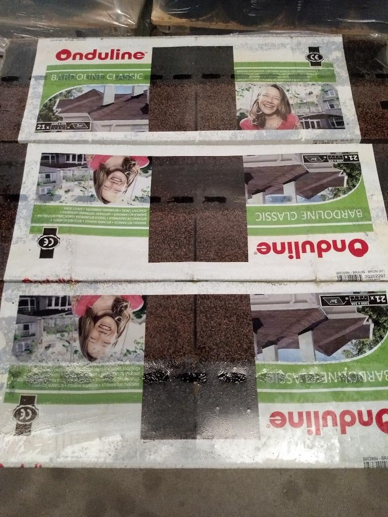 FAILLISSEMENTSPALLETS nwe daksingel iko/onduline div kleuren, Ophalen, Overige materialen, Nieuw, 400 cm of meer